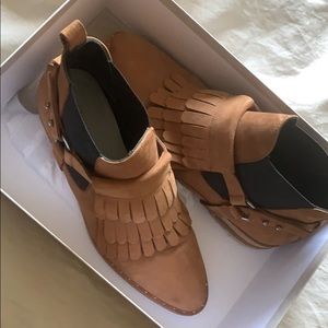 Freda Salvador Chelsea Boot with removable fringe